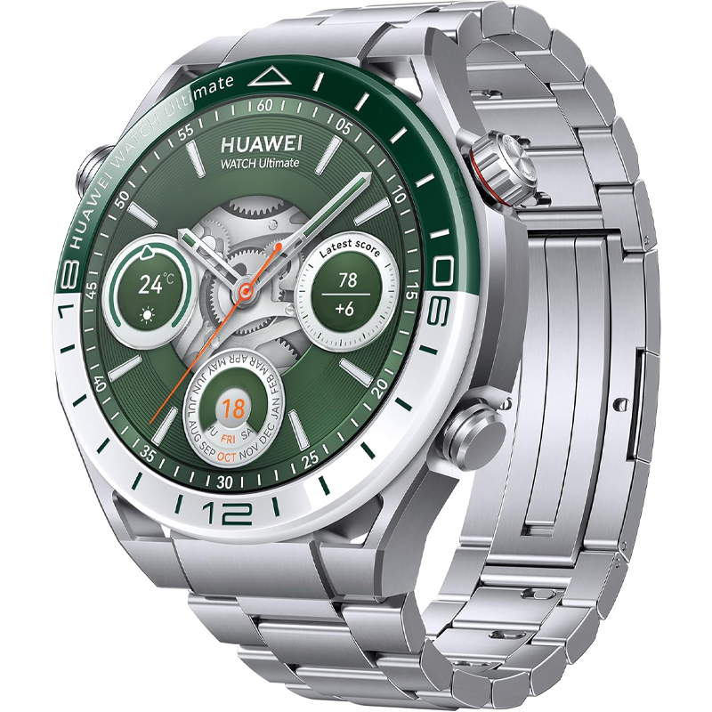 Relógio Smart Huawei Watch Ultimate WDS-B19 - Steel/Green/Titanium Strap